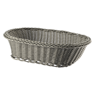 Oval basket COMBO 5974 gray