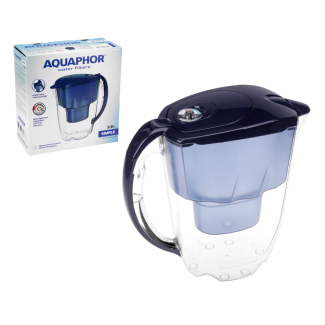 2.8 L Simple filter jug without insert 01741 navy blue