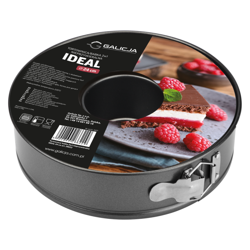 2-in-1 cake tin/cake pan IDEAL 24cm 26622 