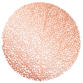 TREE 40257 decorative mat rose gold