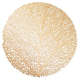 TREE 40257 decorative mat gold