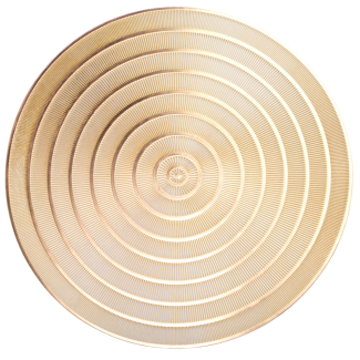 Decorative mat RUEDA 60255 gold