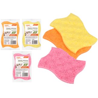 Cellulose Scouring Pad NATURAL CLEAN 3 pcs. 10522
