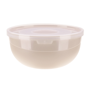Bowl 0.7l with lid 91311 beige