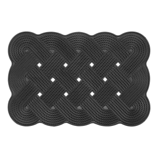 TREVOR rubber doormat 60x40cm 28985 black 