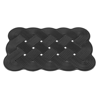 TREVOR rubber doormat 60x40cm 28985 black 
