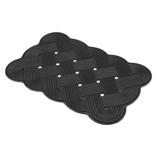 TREVOR rubber doormat 60x40cm 28985 black 