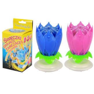 Musical Birthday Candle FLOWER 22038