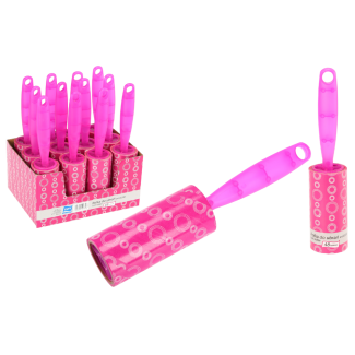 Clothes roller with print 41330 pink