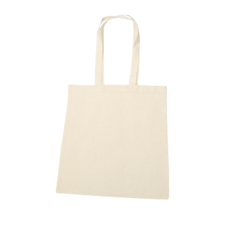 Cotton bag 38x42 with long handle 21761 ecru
