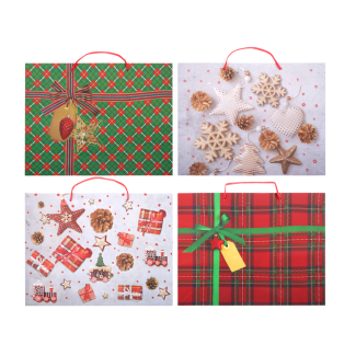 Christmas gift bag H 380x290x100mm 10351