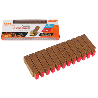 Firelighter with ignition 2 in 1, 12 pcs. 21978