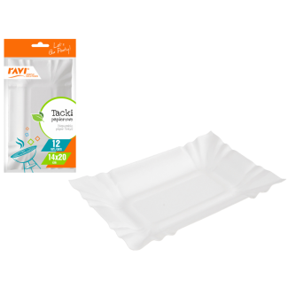 NJ Paper trays 14x20 cm, 12 pcs. 00306