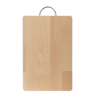 Wooden cutting board with metal handle BRETTO 29.5x19.5cm 27743