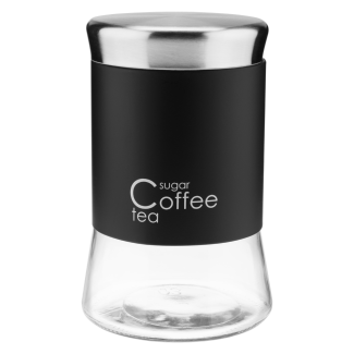 GRENO glass container 1000ml 24732 black