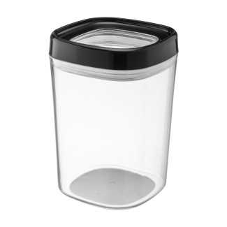 AMOS square container 1l 29570 black 