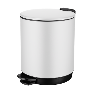 Kosz łazienkowy na śmieci okrągły OREL 5l 16944 (int) biały