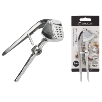 PRACTICO 23593 aluminum garlic press