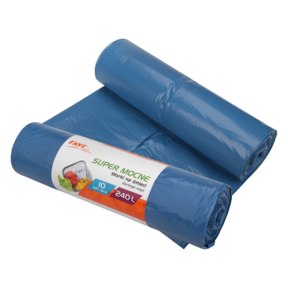 Garbage bags 240l 120x150/10pcs LDPE 00716