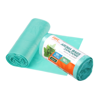 Aroma Bags tied garbage bags Mint 18 L, 30 pcs. 00750