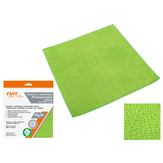 Professional microfiber cloth 38x38 cm 10476 green