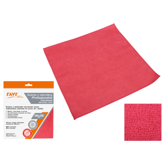 Professional microfiber cloth 38x38 cm 10478 red