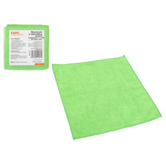 Microfiber cloths 30x30 cm green 10481