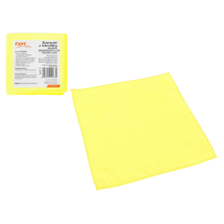 Microfiber cloths 30x30 cm 5 pcs. 10483 yellow