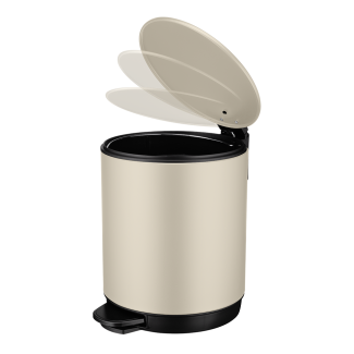 Kosz łazienkowy na śmieci okrągły OREL 5l 16944 (int) beżowy