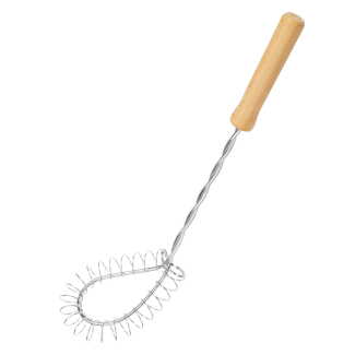 Spiral foam beater metal/wood BALDO 25482