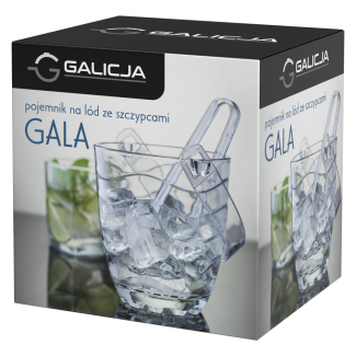 Ice bucket with tongs GALA 04484