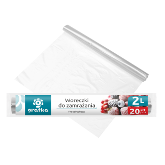 GRATKA Freezer bags 2L 20x28cm, 20 pcs. 10229