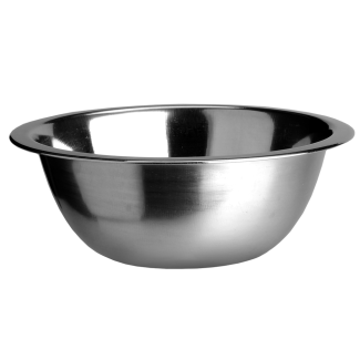 Tall stainless steel bowl 18cm 9381