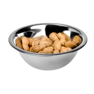 Tall stainless steel bowl 18cm 9381