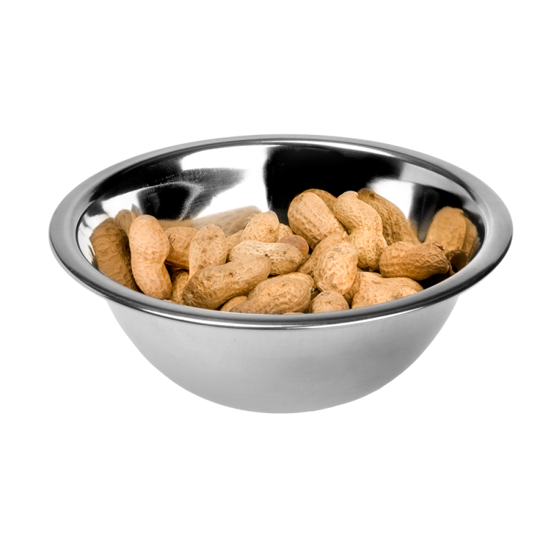 Tall stainless steel bowl 18cm 9381