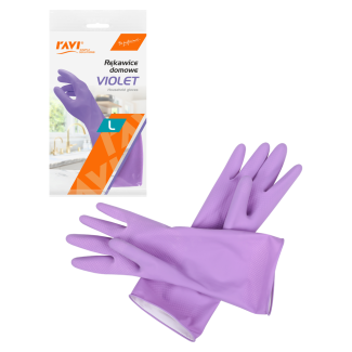 VIOLET L household gloves, 1 pair 00984