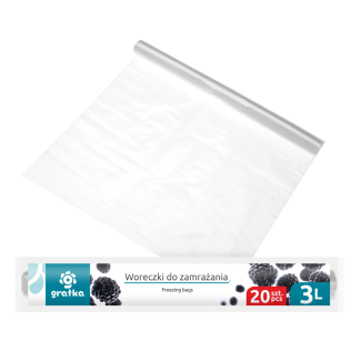 GRATKA Freezer bags 3L, 20 pcs. 30203