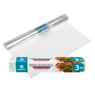 GRATKA Baking sleeve with clips 3mx29cm
