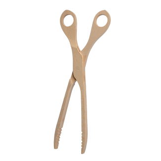 Wooden barbecue tongs 0021