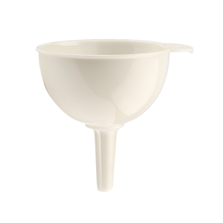 Plastic funnel 9cm 7471 cream