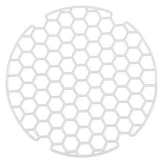 Soft round sink grate 7361 cream