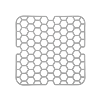 Soft square sink grate 7360 gray