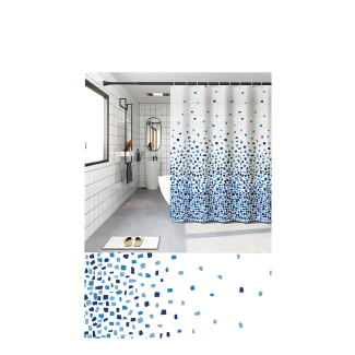 PEVA shower curtain 180x180cm 27516 pattern 14