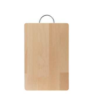 Wooden cutting board with metal handle BRETTO 29.5x19.5cm 27743