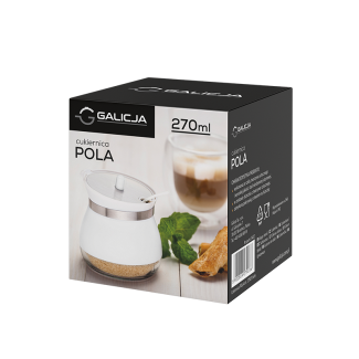 POLA 27923 sugar bowl white