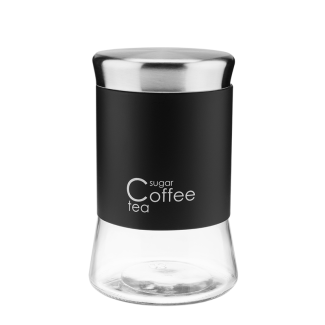 GRENO glass container 1000ml 24732 black