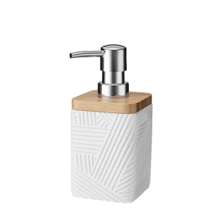 CAMINO square soap dispenser 08833 white