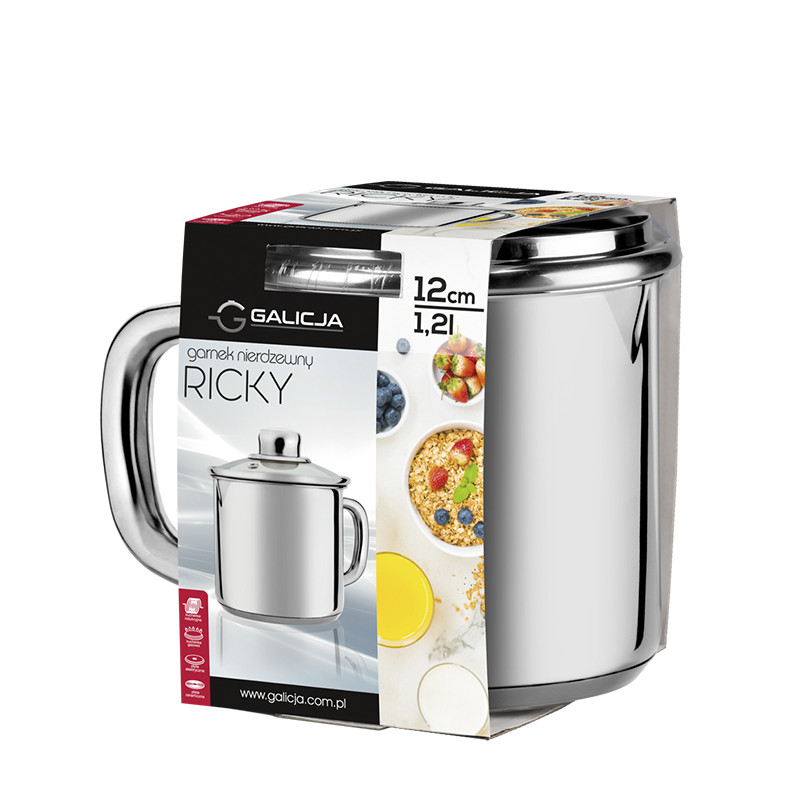 RICKY pot with lid 12cm/1.2l 21535