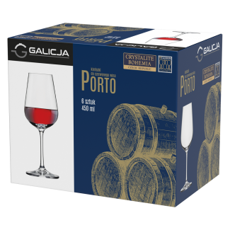 Set of PORTO wine glasses 450ml 6 pieces 20988