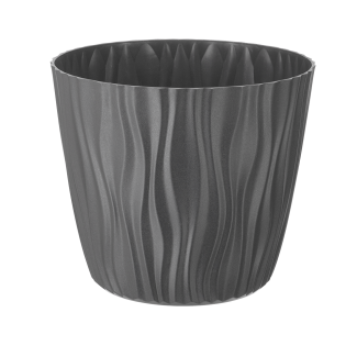 SAHARA flowerpot 14cm 07607 gray